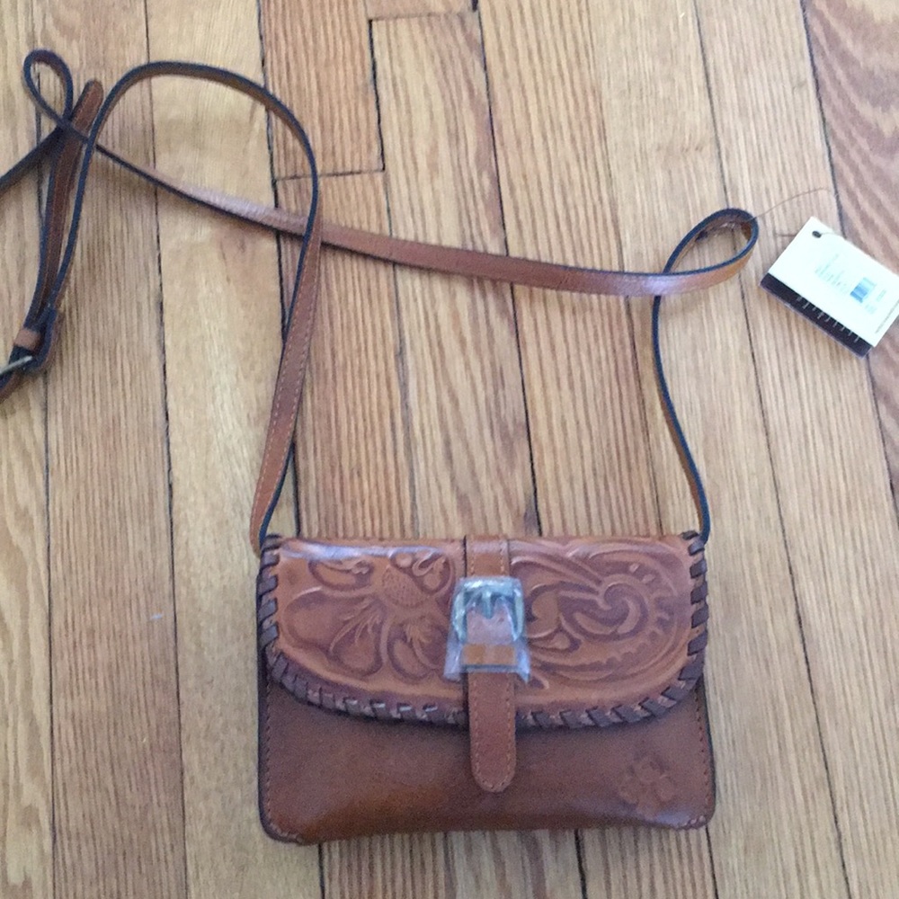 Patricia Nash Brown Leather Satchel